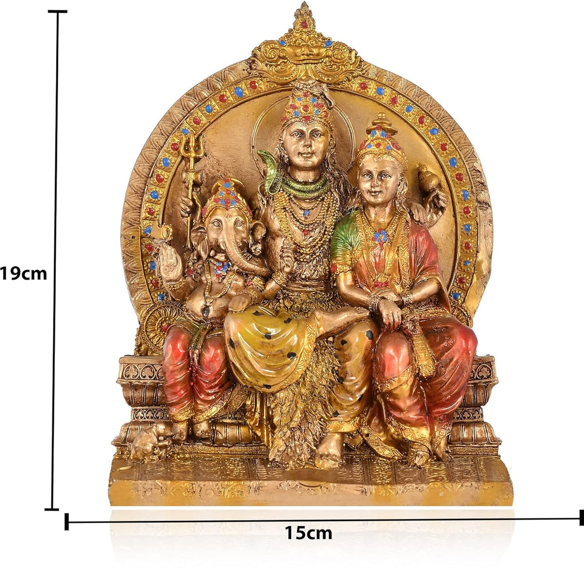 Shiva Pariwar for Home Decor/Home Temple Showpiece.