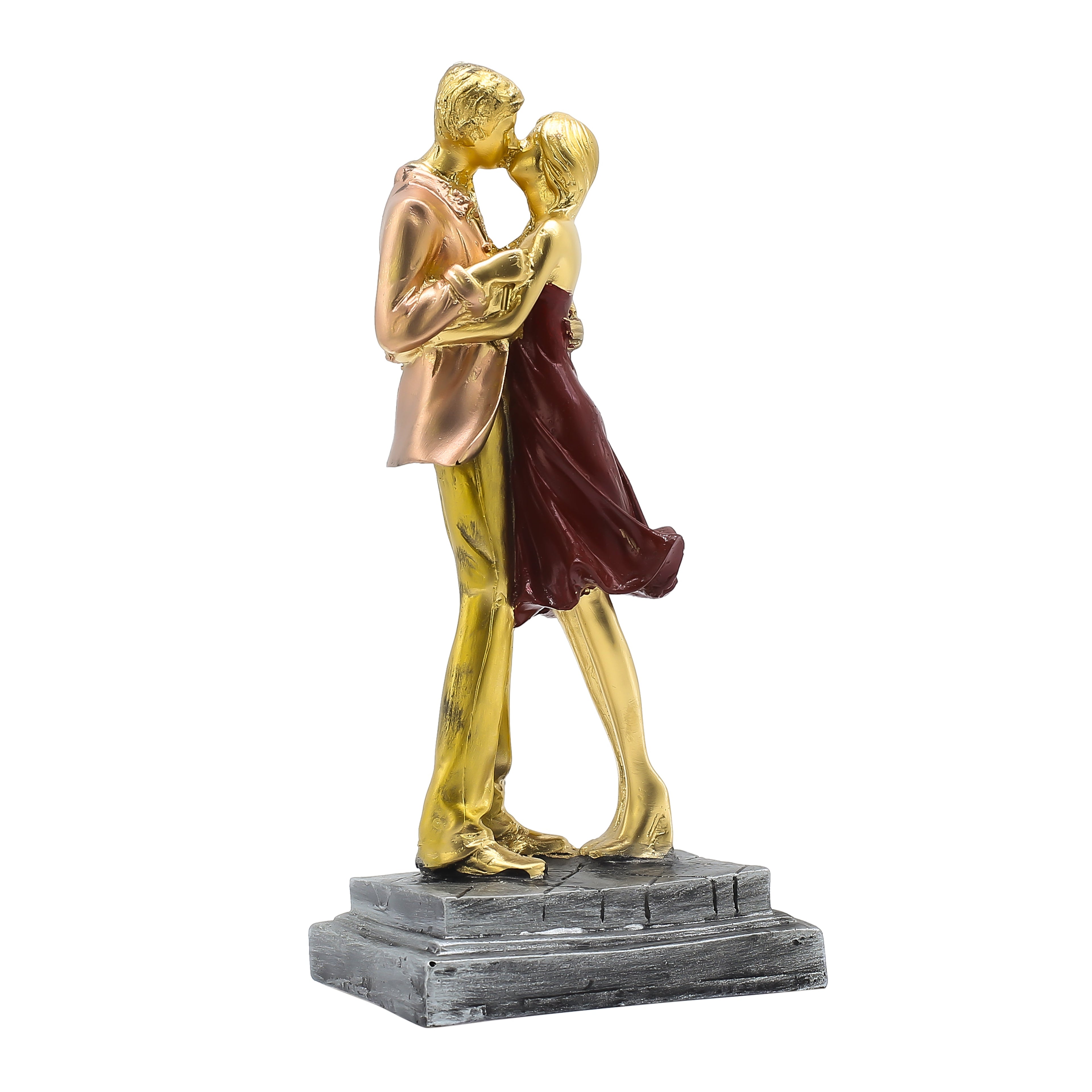 Handcrafted Resin Love Statue for Home Decor, Anniversary, Wedding Gift for Couples | Living Room & Bedroom Decor