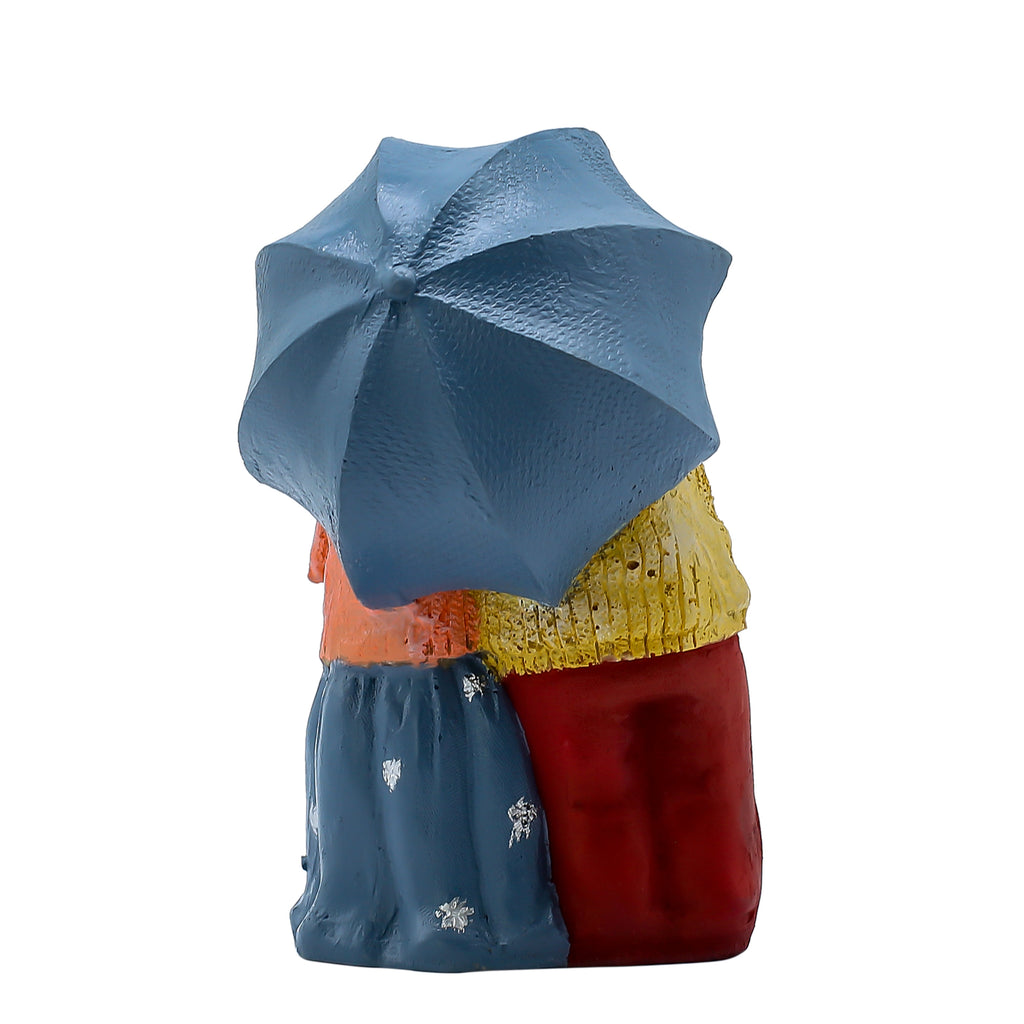 Elderly Couple Bicycle Showpiece | Handcrafted Resin Love Figurine for Home Decor | Anniversary Gift