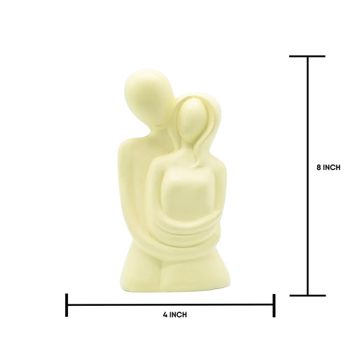 Abstract Couple Sculpture, Romantic Love Statue, Modern Minimalist Couple Figurine, Wedding Anniversary Gift, Home Decor Showpiece for Living Room