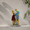 Handcrafted Resin Love Statue for Home Decor, Anniversary, Wedding Gift for Couples | Living Room & Bedroom Decor