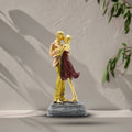 Handcrafted Resin Love Statue for Home Decor, Anniversary, Wedding Gift for Couples | Living Room & Bedroom Decor