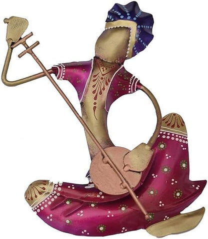 Metal Rajasthani Musicians Item showpiece - Decorative Items for Home | Gift Items | Showpieces | Home Decoration