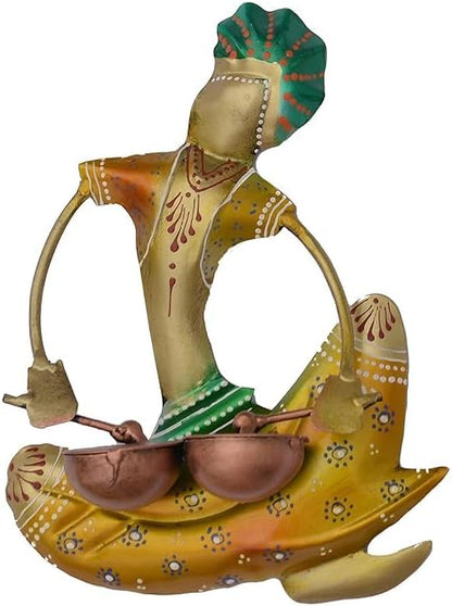 Metal Rajasthani Musicians Item showpiece - Decorative Items for Home | Gift Items | Showpieces | Home Decoration