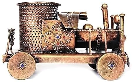 ShoppersStack Home Items in Living Room, Bedroom Engine Pen Stand Rajasthani Home Handicrafts - Showpiece Gifts