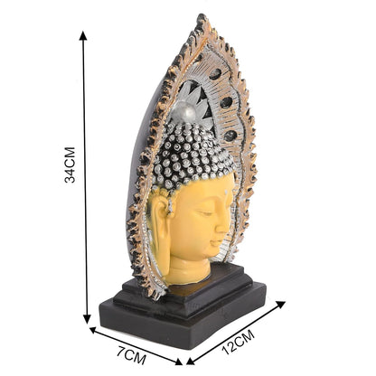 Buddha Face Decorative Showpiece Lovely Statue .