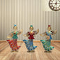 Metal Rajasthani Musicians Item Showpiece .