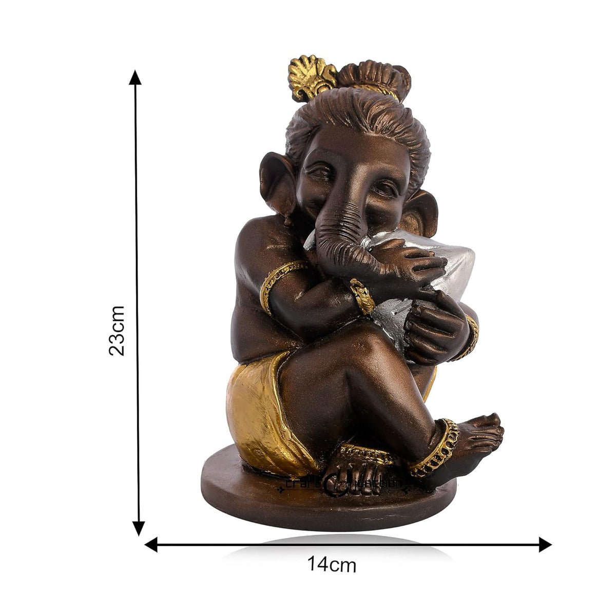 Modak Ganesha Decorative Showpiece Lovely Statue .