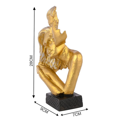 Love Couple Human Face Decorative Showpiece .