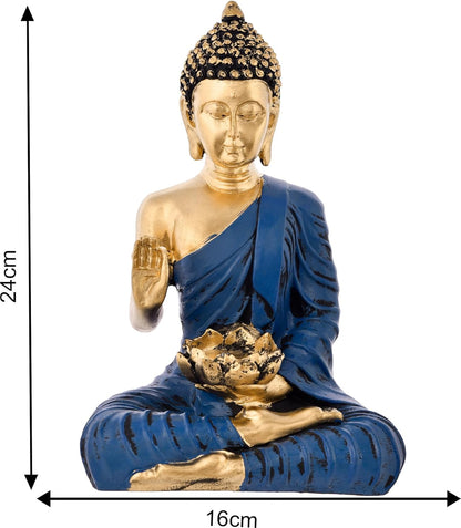 Buddha Statue Sculpture Home Decor .