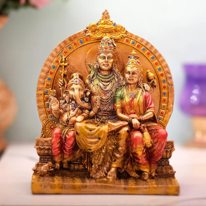 Shiva Pariwar for Home Decor/Home Temple Showpiece.