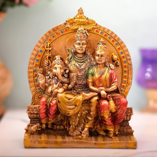 Shiva Pariwar for Home Decor/Home Temple Showpiece.