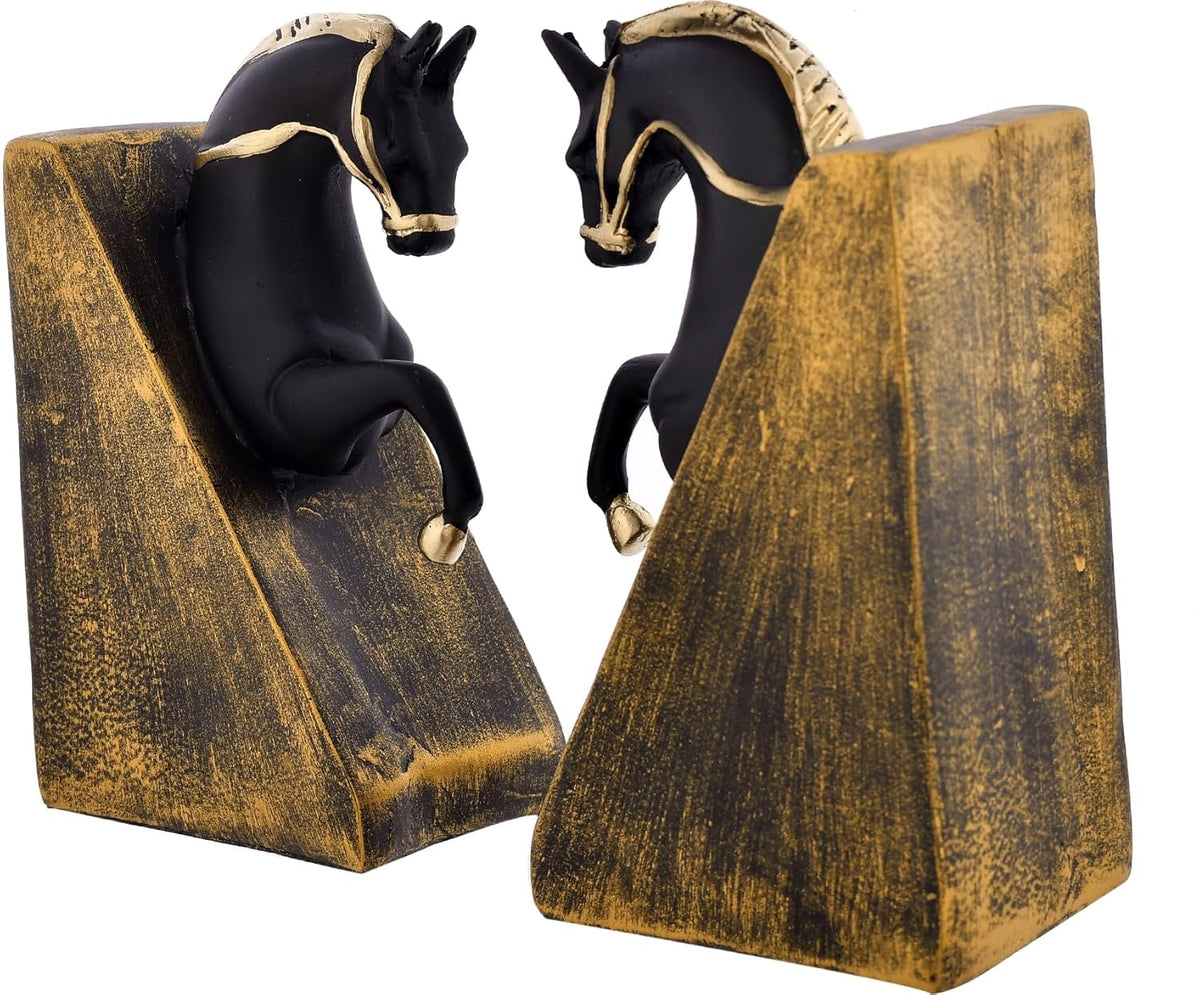 Horse Face Book Holder Statue for Home Decor Living Room showpiece.