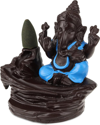 Handcrafted Lord Ganesha Smoke Backflow Cone Showpiece.