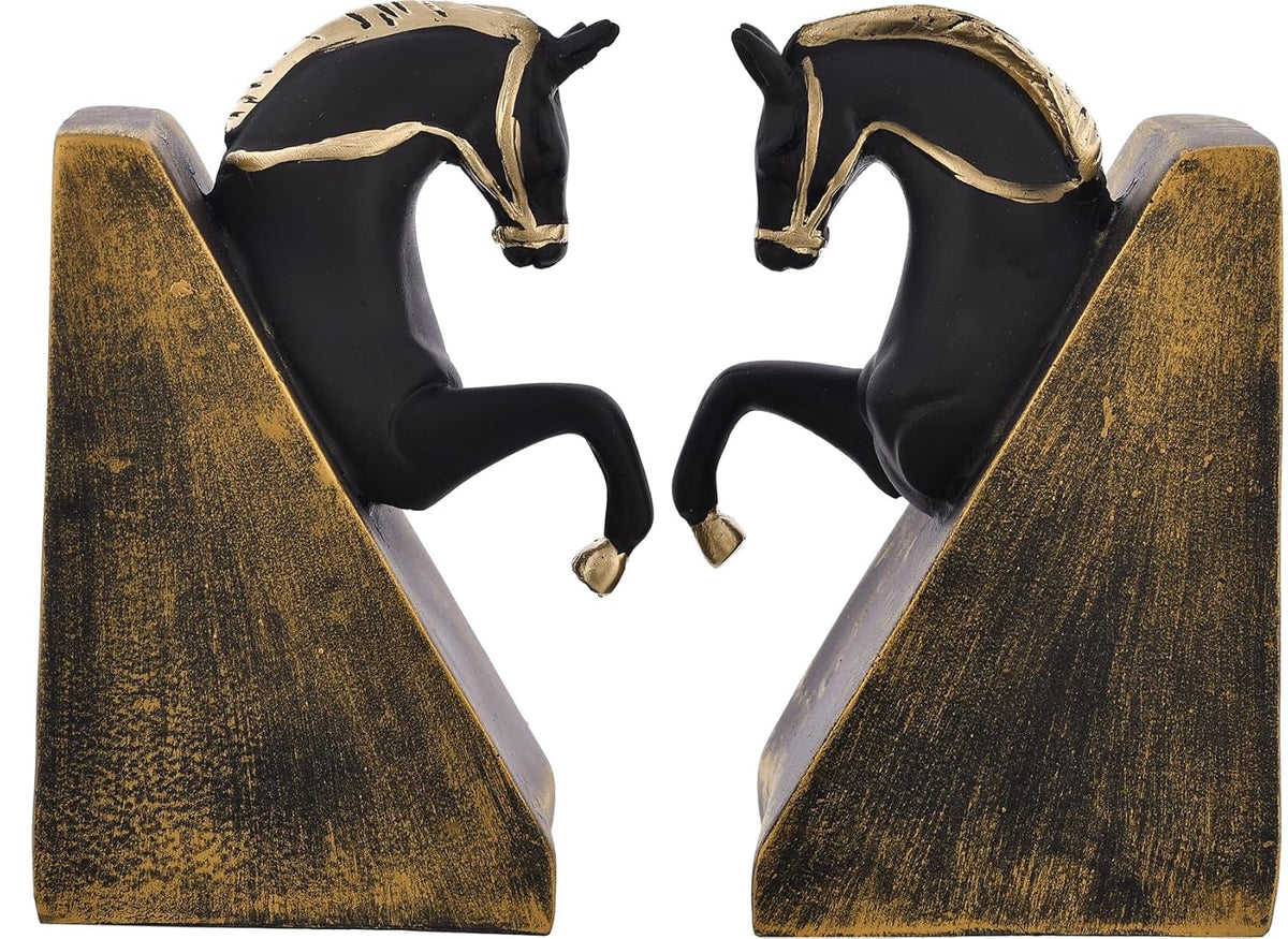 Horse Face Book Holder Statue for Home Decor Living Room showpiece.