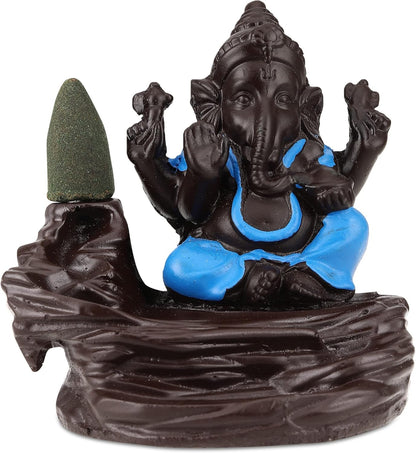 Handcrafted Lord Ganesha Smoke Backflow Cone Showpiece.