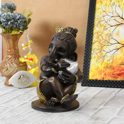 Modak Ganesha Decorative Showpiece Lovely Statue .