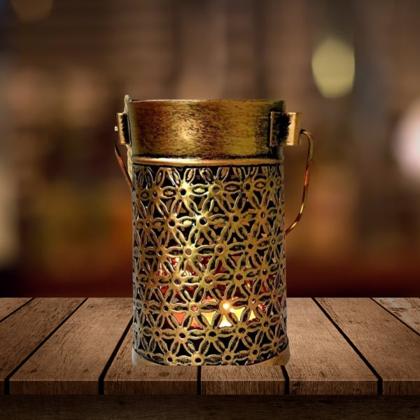 Handcrafted Beautiful Hanging Metal Lota Candle Holder Antique Shade Box for Home Decoration|Lantern|Candle Stand|Gifting